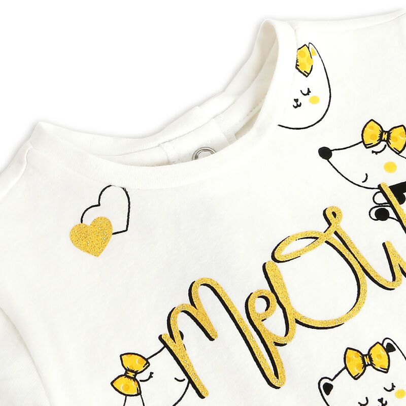 Girls Bronze Printed Long Sleeve T-Shirt image number 2